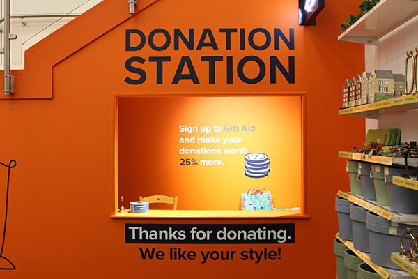 Donation station